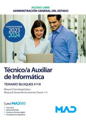 TECNICO AUXILIAR DE INFORMATICA TEMARIO BLOQUE 2 Y 3