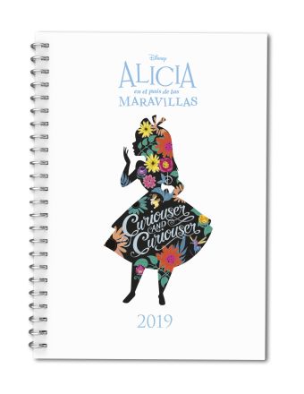 Agenda Disney 2019 ""Alicia en el País de las maravillas""