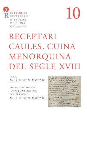 Receptari Caules. Cuina menorquina del segle XVIII