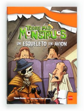 UN ESQUELETO EN AVION