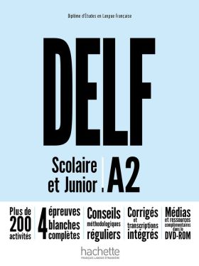 DELF A2 SCOLAIRE ET JUNIOR+DVD ROM