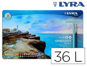 LYRA GRADUATE AQUARELL - ESTUCHE 36 COLORES