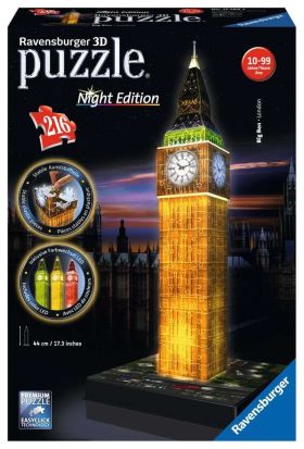 PUZZLE 3D BIG BEN NIGHT EDITION RAVENSBURGER PUZZLES PIEZAS