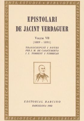 Epistolari de Jacint Verdaguer, VII