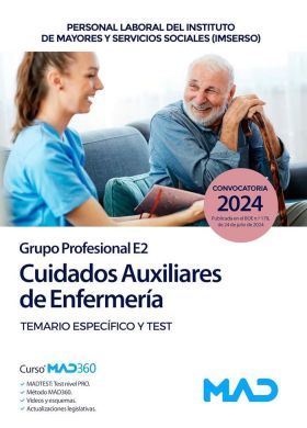 CUIDADOS AUXILIARES DE ENFERMERIA TEMARIO ESPECIFIO Y TEST