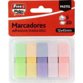 PACK POPUP 5 MARCADORES 20H 12X45MM PAST GRAFOPLAS