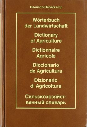 Diccionario de agricultura -Alemán-Inglés- Francés-Español-Italiano-Ruso