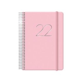 AGENDA GLOSS ESPIRAL ROSA