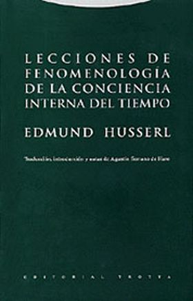 LECCIONES DE FENOMENOLOGIA DE AL CONCIENCIA INTERN