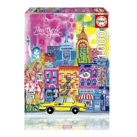 PUZZLE 1000 NEW YORK BY CAR PINTO F EDUCA