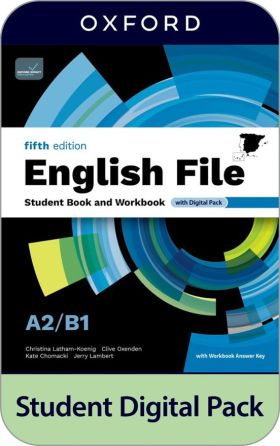 ENGLISH FILE A2B1 STUDENT AND WORKBOOK WITH KEY FIFTH EDITION 5A.ED