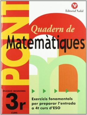 PONT, MATEMATIQUES, 3 ESO