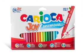 ROTULADORES CARIOCA  JOY 24 COLORES SUPERWASHABLE