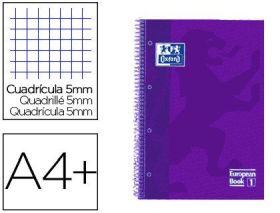 CUADERNO A4 SOFT TE LILA