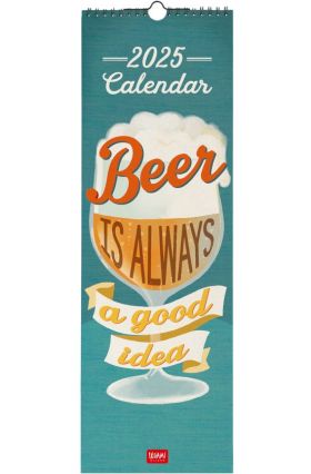 WALL CALENDAR - 2025 WALL CALENDAR - BEER - 16X49 - FOOD & DRINK LEGAMI