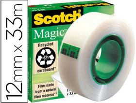 CINTA SCOTCH MAGIC INVISIBLE 33 X 12 3M - SCOTCH