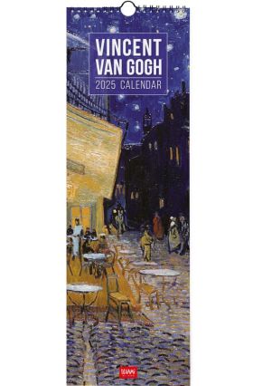 WALL CALENDAR - 2025 WALL CALENDAR - VINCENT VAN GOGH - 16X49 - ART LEGAMI