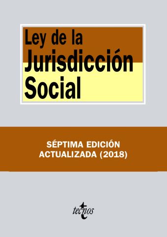 LEY DE LA JURISDICCION SOCIAL.  2018 *** 390 TECNO