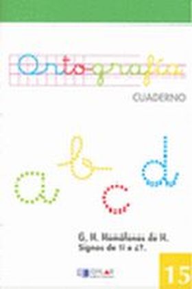 ORTOGRAFIA 15 CUADERNO VERDE