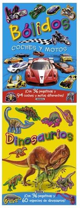 Pegatinas en acción (2 títulos)