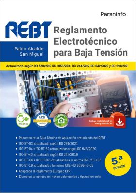 REGLAMENTO ELECTROTECNICO PARA BAJA TENSION 5.ª EDICION 2021