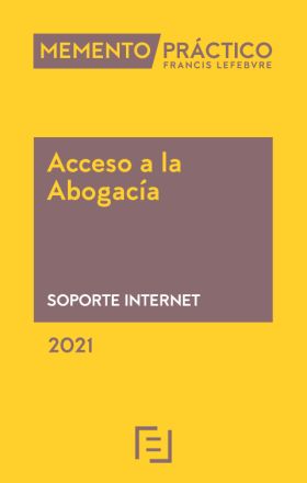 Memento Acceso a la Abogacía 2021 Internet