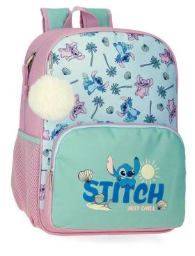 31526D1 MOCHILA ADAP 38CM. STITCH JUST CHILL