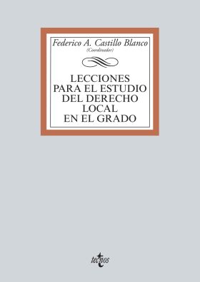LECCIONES PARA EL ESTUDIO DEL DERECHO LOCAL