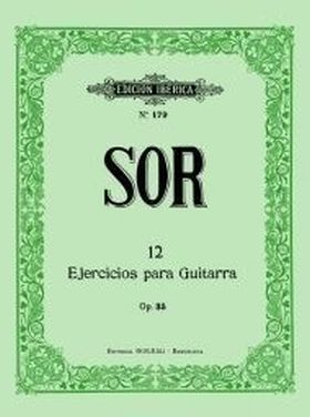 Ejercicios Guitarra Op.35