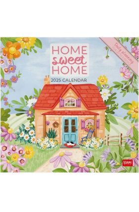 WALL CALENDAR - 2025 WALL CALENDAR - HOME SWEET HOME - 30X29 - LEGAMI