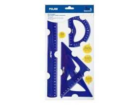 ESTUCHE DE DIBUJO 4 REGLAS MILAN