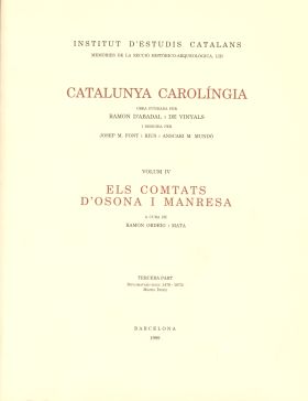 Catalunya carolingia. Volum 4 (Obra completa) [3 volums]
