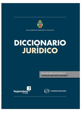 Diccionario jurídico de la Real Academia de Jurisprudencia y Legislación (Papel 