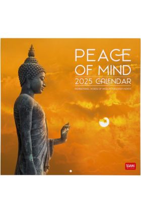 WALL CALENDAR - 2025 WALL CALENDAR - PEACE OFMIND - 30X29 - LEGAMI