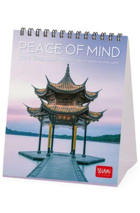 DESK CALENDAR - 2026 DESK CALENDAR - PEACE OFMIND - 12X14,5 - LEGAMI