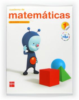 Tablet: Cuaderno de matemáticas. 1 Primaria, 2 Trimestre. ConECE100ta con Pupi