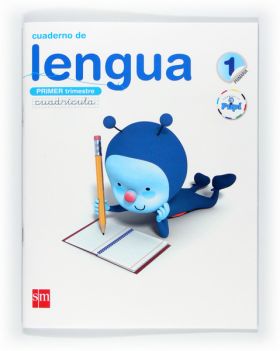 Tablet: Cuaderno de lengua, Cuadrícula. 1 Primaria, 1 Trimestre. ConECE100ta con