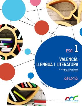 Valencià: llengua i literatura 1. ESO. Anaya + Digital.