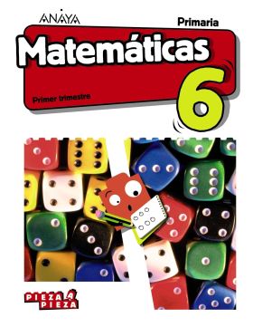 MATEMÁTICAS 6. PRIMARIA. ANAYA + DIGITAL.