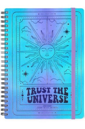 12-MONTH DIARY - 2025 - LARGE WEEKLY SPIRAL BOUND DIARY - TAROT LEGAMI