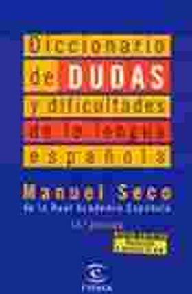 Diccionario de dudas y dificultades de la lengua española