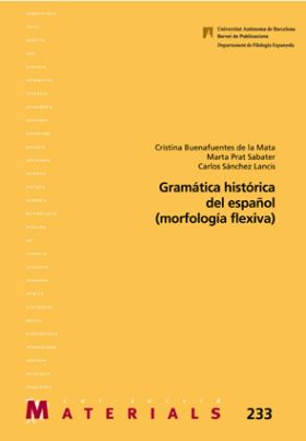 Gramàtica histórica del español (morfología flexiva)