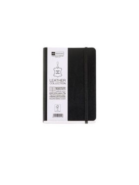 CUADERNO NEGA FLEX.PIEL NB 8º 300 CLA 5MM C/IND.C/GOMA NEGRO MIQUELRIUS LIBRETA