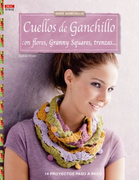 CUELLOS DE GANCHILLO CON FLORES, GRANNY SQUARES, T