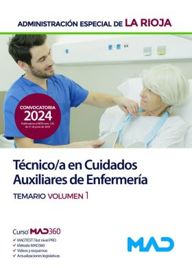 TÉCNICO AUXILIAR ENFERMERÍA LA RIOJA TEMARIO 1