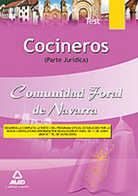 COCINEROS DE LA COMUNIDAD FORAL DE NAVARRA. TEST DE LA PARTE JURÍDICA