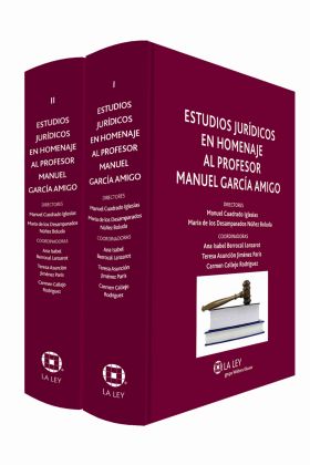 Estudios jurídicos en homenaje al profesor Manuel García Amigo I