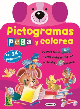 PICTOGRAMAS - PEGA Y COLOREA CONEJITO