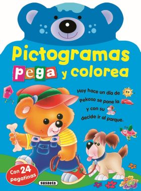 PICTOGRAMAS - PEGA Y COLOREA CONEJITO