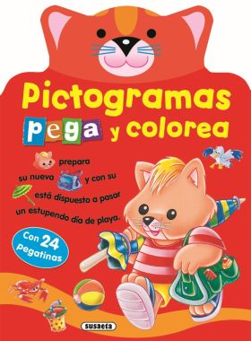 PICTOGRAMAS - PEGA Y COLOREA CONEJITO